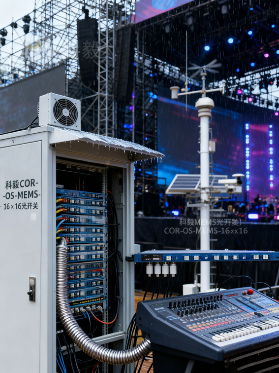 科毅光開關(guān)在戶外音樂節(jié)的防護部署實例