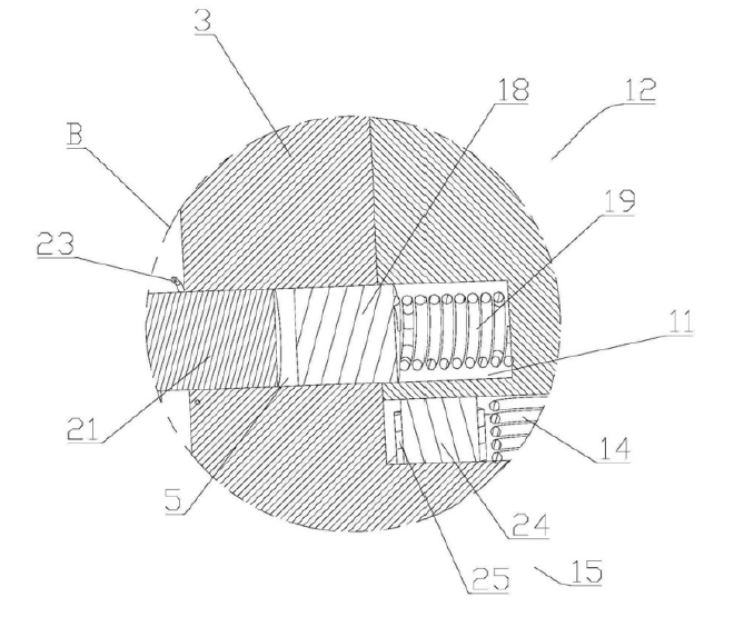 節(jié)能MEMS光開關固定桿與頂桿配合細節(jié)圖 - 廣西科毅光通信